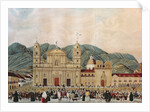 The Plaza de Bolivar, Bogota, 1837 by J. Castillo
