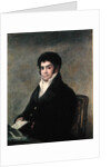 Portrait of Don Francisco del Mazo, c.1815 by Francisco Jose de Goya y Lucientes