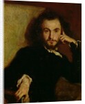 Portrait of Charles Baudelaire 1844 by Emile Deroy