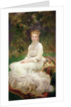 The Woman in White, c.1880 by Marie Bracquemond