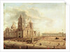 The Catedral Metropolitana and the Palacio Nacional by Pedro Gualdi