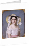 Portrait of Miss Emily Leo, 1849 by Wilhelm Auguste Rudolf Lehmann