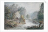 Mountainous Landscape with a Torrent, 1825 by Christian Brune