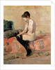 Nude Woman Seated on a Divan, 1881 by Henri de Toulouse-Lautrec