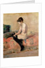 Nude Woman Seated on a Divan, 1881 by Henri de Toulouse-Lautrec