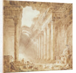 A Colonnade in Ruins, 1780 by Hubert Robert