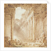 A Colonnade in Ruins, 1780 by Hubert Robert