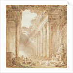 A Colonnade in Ruins, 1780 by Hubert Robert