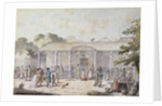 The Cafe Goddet, Boulevard du Temple, at the Time of the Consulat, 1799-1804 by Jacques Francois Joseph Swebach