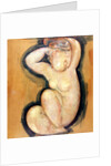 Caryatid, c.1913-14 by Amedeo Modigliani