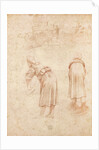 Washerwomen on the Banks of the Tiber and Studies of the Chateau Saint-Ange by Raphael
