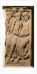 Relief depicting apostles by French School