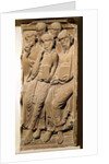 Relief depicting apostles by French School