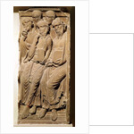 Relief depicting apostles by French School