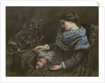 The Sleeping Embroiderer, 1853 by Gustave Courbet