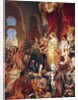 The Reception of Christopher Columbus by Ferdinand II of Aragon and Isabella of Castille by Eugene Deveria
