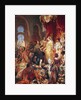 The Reception of Christopher Columbus by Ferdinand II of Aragon and Isabella of Castille by Eugene Deveria