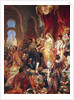 The Reception of Christopher Columbus by Ferdinand II of Aragon and Isabella of Castille by Eugene Deveria