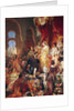The Reception of Christopher Columbus by Ferdinand II of Aragon and Isabella of Castille by Eugene Deveria