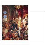 The Reception of Christopher Columbus by Ferdinand II of Aragon and Isabella of Castille by Eugene Deveria