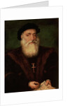 Portrait presumed to be of Vasco da Gama, c.1524 by Portuguese School