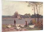 On the Banks of the Loing by Alfred Sisley
