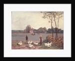 On the Banks of the Loing by Alfred Sisley