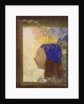 Young Girl in a Blue Bonnet, after 1890 by Odilon Redon