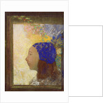 Young Girl in a Blue Bonnet, after 1890 by Odilon Redon