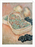 The Basket of Grapes, 1884 by Claude Monet