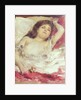 Semi-Nude Woman in Bed: The Rose, before 1872 by Pierre Auguste Renoir