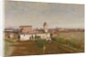 Trinita dei Monti from the Villa Medici, c.1830-34 by Jean Baptiste Camille Corot