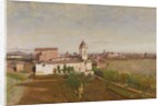 Trinita dei Monti from the Villa Medici, c.1830-34 by Jean Baptiste Camille Corot