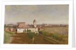Trinita dei Monti from the Villa Medici, c.1830-34 by Jean Baptiste Camille Corot