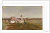 Trinita dei Monti from the Villa Medici, c.1830-34 by Jean Baptiste Camille Corot