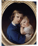Paul and Rene Dubufe, c.1852 by Claude-Marie Dubufe