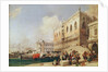 View of Venice. The Riva degli Schiavoni and the Doge's Palace by Richard Parkes Bonington