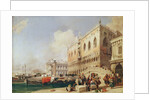 View of Venice. The Riva degli Schiavoni and the Doge's Palace by Richard Parkes Bonington