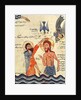 Ms 481 fol.8v Baptism of Christ by Guirages