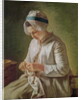 The Seamstress or, Young Woman Working by Francoise Duparc