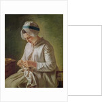 The Seamstress or, Young Woman Working by Francoise Duparc