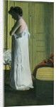 Nude in an Interior, Woman Removing her Shirt, 1900 by Felix Edouard Vallotton