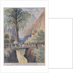 The Resident-General of Madagascar, Charles le Myre de Vilers and French colonists reach the coast by French School