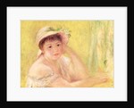 Woman in a Straw Hat, 1879 by Pierre Auguste Renoir