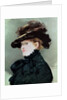 Portrait of Mery Laurent 1882 by Edouard Manet