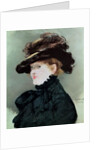 Portrait of Mery Laurent 1882 by Edouard Manet