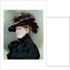 Portrait of Mery Laurent 1882 by Edouard Manet
