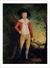 Portrait of William Seward with a Cricket Bat, c.1788-91 by Ozias Humphry