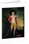 Portrait of William Seward with a Cricket Bat, c.1788-91 by Ozias Humphry