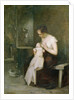 Young Mother, study for a painting for the Salon of 1879 by Eugene Carriere